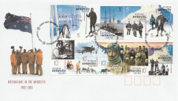 Antarktika  Australisches Antarktis Territorium  AAT FDC Brief Mit 10 Marken 2001 - FDC