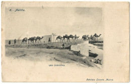 0 - B21544CPA - MELILLA - ESPAGNE - Una Caravana - Carte Pionniere - Bon état - EUROPE - Melilla