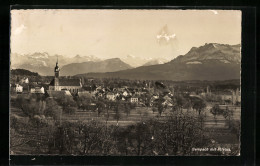 AK Sempach, Ortsansicht Mit Pilatus - Sempach