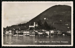 AK Ponte Tresa, Blick Vom Luganer See Auf Den Grenzort Zwischen Italien Und Der Schweiz - Tresa