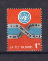 VERENIGDE NATIES-NEW YORK Yt. 141 MNH 1965 - Neufs