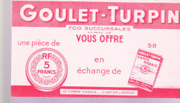 BUVARD   - GOULET TURPIN - G