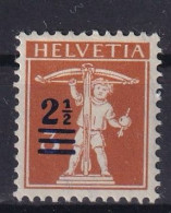 SWITZERLAND 1921 - MLH - Sc# 193 - Ungebraucht