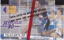 Telecarte Monaco NSB - Mf 6 - Gem - 06/90 - 50 U - Herculis 90 -  Meeting Athletisme - Monaco