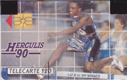 Telecarte Monaco NSB - Mf 7 - Gem - 06/90 - 120 U - Herculis 90 -  Meeting Athletisme - Monaco