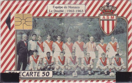 Telecarte Monaco NSB - Me 2 - So2 - 04/91 - 50 U - AS Monaco - Football - Equipe 1962/63 - Monaco