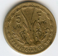 Togo 5 Francs 1956 KM 6 - Togo