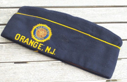 Bustina Vintage Panno Blu American Legion Sezione Di Orange, NJ Anni '60/70 - Copricapi