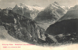 WETTERHORN, GRINDELWALD, SCHYNIGE PLATTE, MOUNTAIN, LANDSCAPE, POSTCARD, SWITZERLAND - Grindelwald