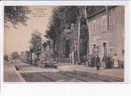 GUILLON: La Gare, Arrivée Du Train Des Laumes - état - Guillon