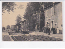 GUILLON: La Gare, Arrivée Du Train Des Laumes - Très Bon état - Guillon