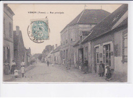 VERON: Rue Principale - état - Veron