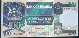 UGANDA P31b 100 SHILLINGS 1988 #FM     UNC. - Uganda