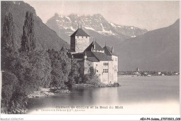 AEHP4-0286- SUISSE - CHÂTEAU DE CHILLON ET LA DENT DU MIDI - Veytaux