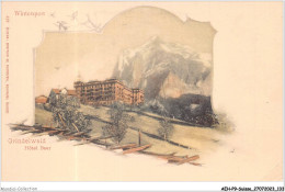 AEHP9-0816- SUISSE - GRINDELWALD - HÔTEL BAER - Grindelwald