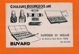 BUVARD & Blotting Paper : Couleurs BOURGEOIS Papeterie Du Grillon 840.158 - Verf & Lak