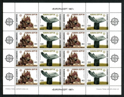 Griechenland ZD-Bogen 1651-1652 A Postfrisch Cept 1987 #GZ015 - Feuilles Complètes Et Multiples