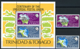 Trinidad & Tobago 328-329 + Bl 12 Postfrisch UPU #HO818 - Trinité & Tobago (1962-...)