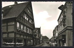 AK Lingen /Ems, Partie In Der Burgstrasse - Lingen