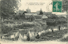 86* LENCLOITRE L Eglise Vue Du Pont   RL44,0424 - Lencloitre