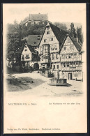 AK Miltenberg A. Main, Der Marktplatz Mit Der Alten Burg - Miltenberg A. Main