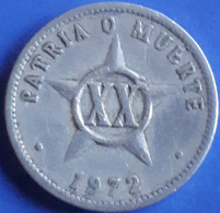 CUBA: 20 CENTAVOS 1972 KM 35.1 - Cuba