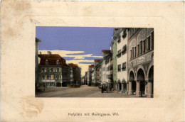 Wyl - Hofplatz Mit Marktgasse - Wil