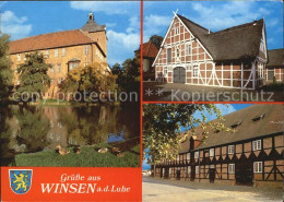 Winsen Luhe Teilansichten Gebaeude Teich Enten - Winsen