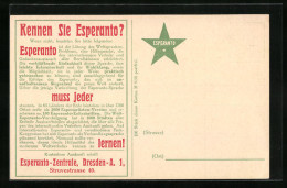 AK Esperanto Muss Jeder Lernen! - Esperanto