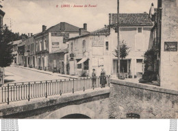 H5-47) LIBOS - AVENUE DE FUMEL - (ANIMEE - PERSONNAGES - 2 SCANS) - Libos