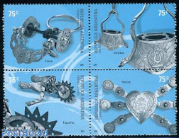 Argentina 2001 Silver Art 4v [+], Mint NH, Art - Art & Antique Objects - Ongebruikt