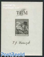 Czechoslovkia 1938 Masaryk S/s, Mint NH, History - Various - Politicians - Costumes - Sonstige & Ohne Zuordnung