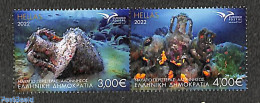 Greece 2022 Euromed, Maritime Archeology 2v [:], Mint NH, History - Archaeology - Neufs