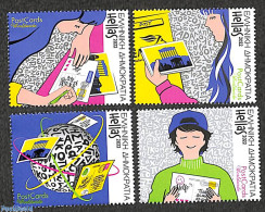 Greece 2022 World Post Day 4v, Mint NH, Post - Neufs