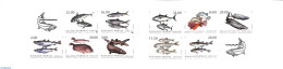 Greenland 2022 Fish 10v S-a In Booklet, Mint NH, Nature - Fish - Stamp Booklets - Neufs