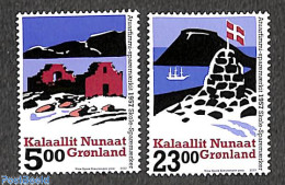 Greenland 2023 School Saving Stamps 2v, Mint NH, Transport - Ships And Boats - Neufs