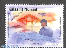 Greenland 2023 SEPAC, Tradional Markets 1v, Mint NH, History - Nature - Sepac - Fish - Neufs