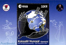 Greenland 2023 Mission Huginn S/s, Mint NH, Nature - Transport - Various - Birds - Space Exploration - Joint Issues - .. - Neufs