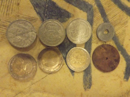 Lot De 8 Pièces De Collection - Vrac - Monnaies