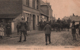 Scènes De Grève à Fressenneville En 1906: Arrivée De L'Armée à Cheval - Collection Bourdelot, Carte Non Circulée - Streiks