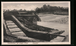 AK Lingen /Ems, Hanekenfähr, Wasserfall - Lingen