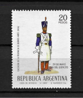 Argentina 1969 20 Pesos Army Days MNH Stamp S.G. 1246 - Ongebruikt