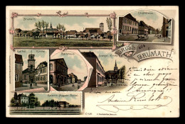 67 - BRUMATH - CARTE LITHOGRAPHIQUE GRUSS - Brumath