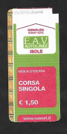 Biglietto Autobus Italia - E.A.V.  Ischia - Europe