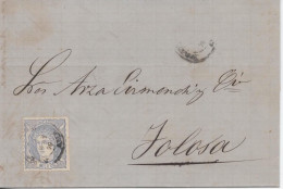 ENVUELTA A TOLOSA GUIPUZCOA 1870 FECHADA EN HERNANI - Briefe U. Dokumente