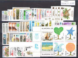1986 EUROPA CEPT Annata Completa, 35 Paesi 75 Valori + 1 Foglietto - MNH** - Volledig Jaar