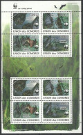 Comoros 2009 Mi Sheet 2212-2215 MNH  (ZS4 COMark2212-2215) - Pipistrelli