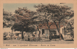 4904 166 Hilversum, "t Bluk Aan â€t Rijlwielpad Hilversum Baarn En Laren. (Klein Scheurtje Bovenrand) - Hilversum