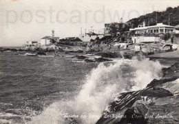 Delcampe - CARTOLINA  BORDIGHERA IMPERIA LIGURIA RIVIERA DEI FIORI CAPO SANT' AMPELIO VIAGGIATA 1958    X21 - Imperia