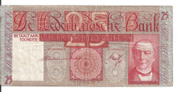 NETHERLANDS 25 GULDEN 1938 VF P 50 - 25 Gulden